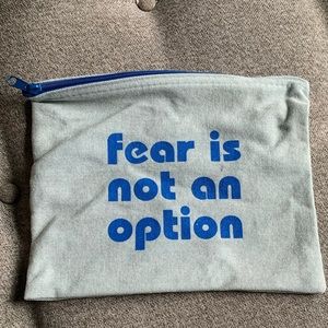 DVF denim pouch. BRAND NEW w Tag.